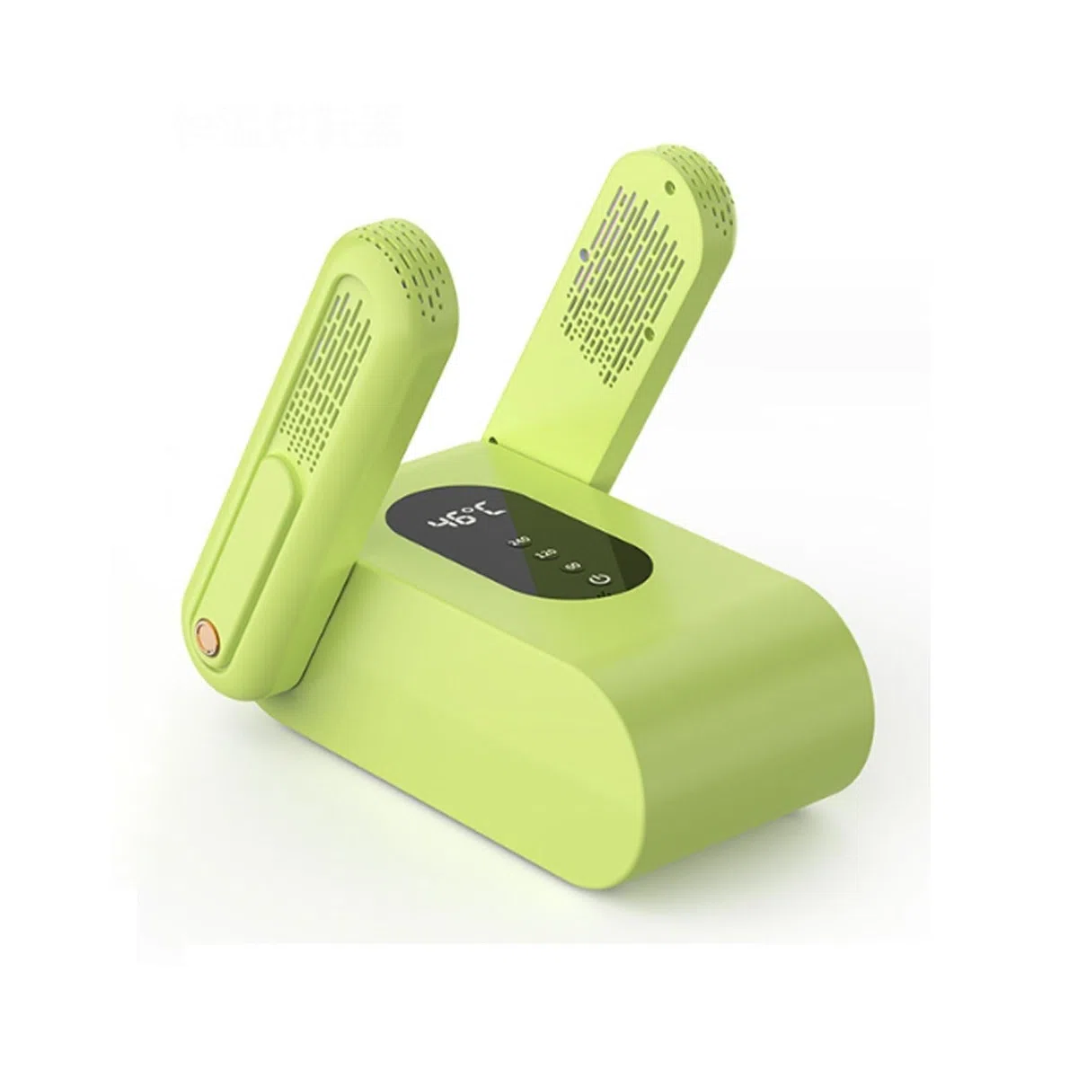 Secador eléctrico de Zapatos de 220 V con Temporizador - Secador portátil para Botas de Trabajo - Soporte Plegable y Ajustable para un Secado eficiente del Calzado (Green)