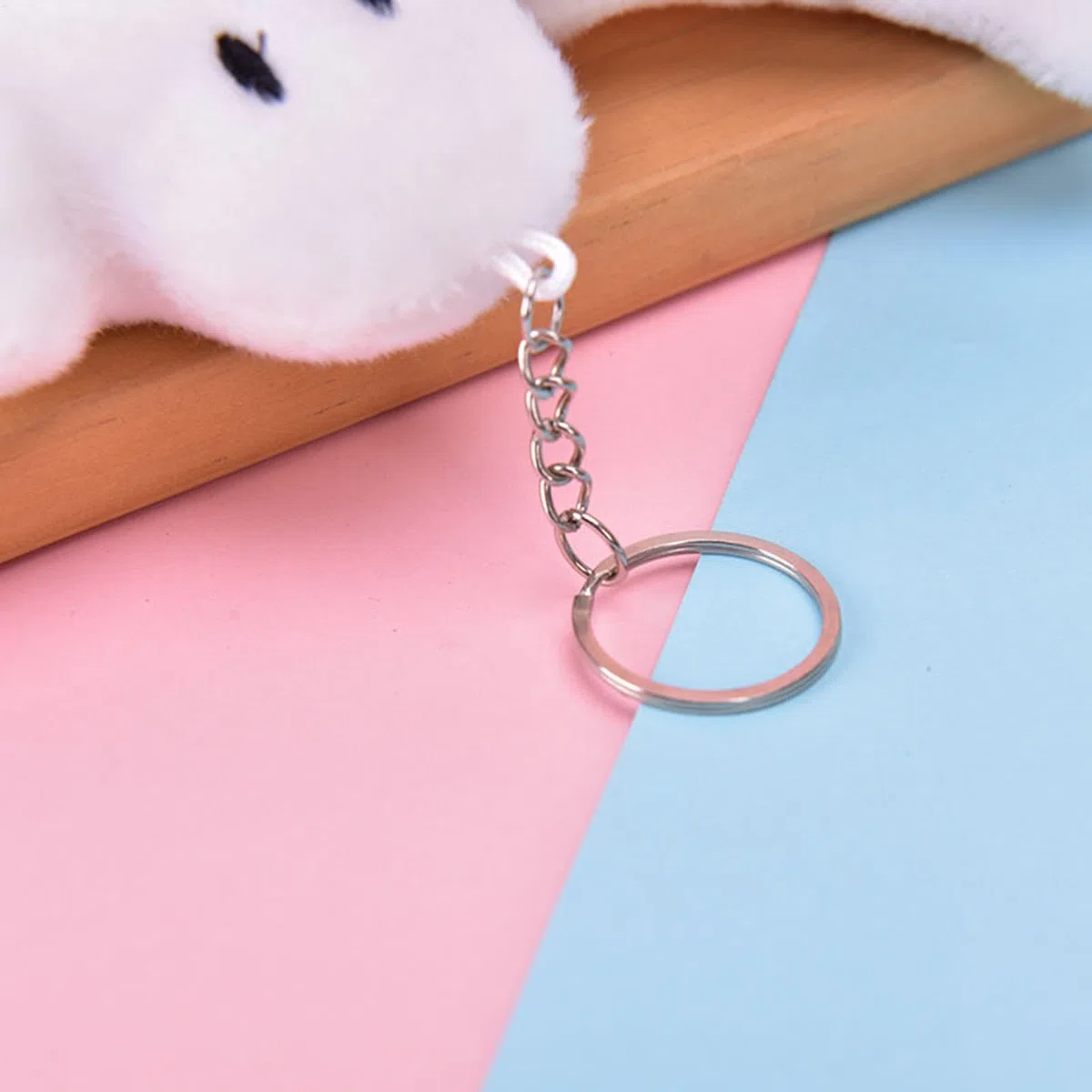 Cadena de llave peluche, cadena de llave de felpa Lindo colgante de cartera