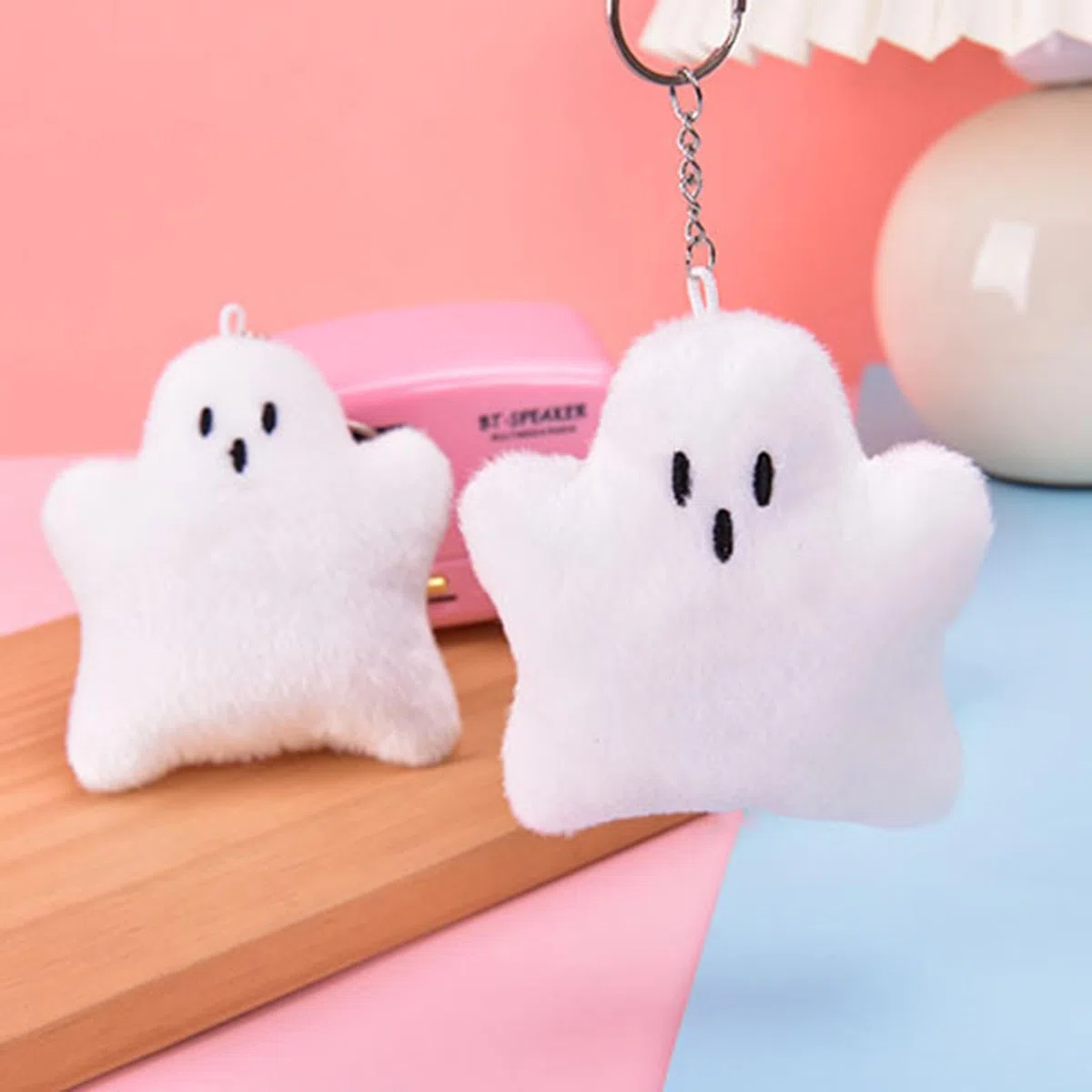 Cadena de llave peluche, cadena de llave de felpa Lindo colgante de cartera